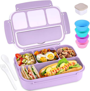 Box Adult Lunch Box with 4 Compartments