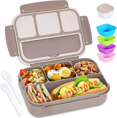 Box Adult Lunch Box with 4 Compartments