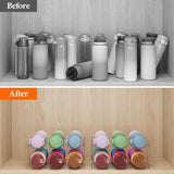 Water Bottle Organizer and Stackable Kitchen Pantry Organization