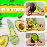 Avocado Green Cutter and Scooper for Fruits & Vegetable