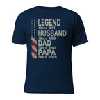 Personalized Legend Husband Dad Papa Since Father's Day Shirt