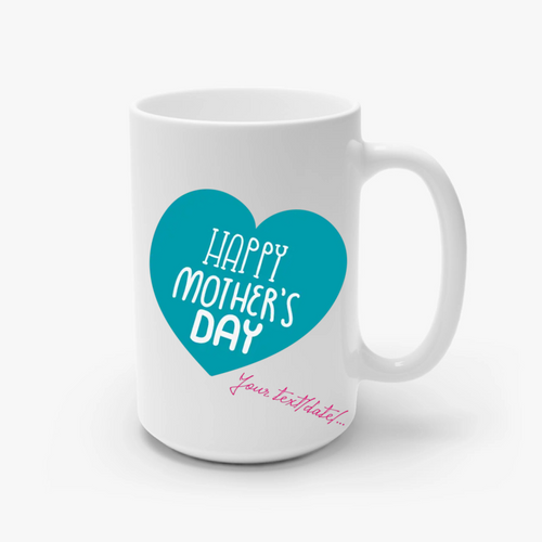 Personalized Best Mug for MOM Big Size (15oz) White Custom Name Mug