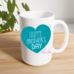 Personalized Best Mug for MOM Big Size (15oz) White Custom Name Mug