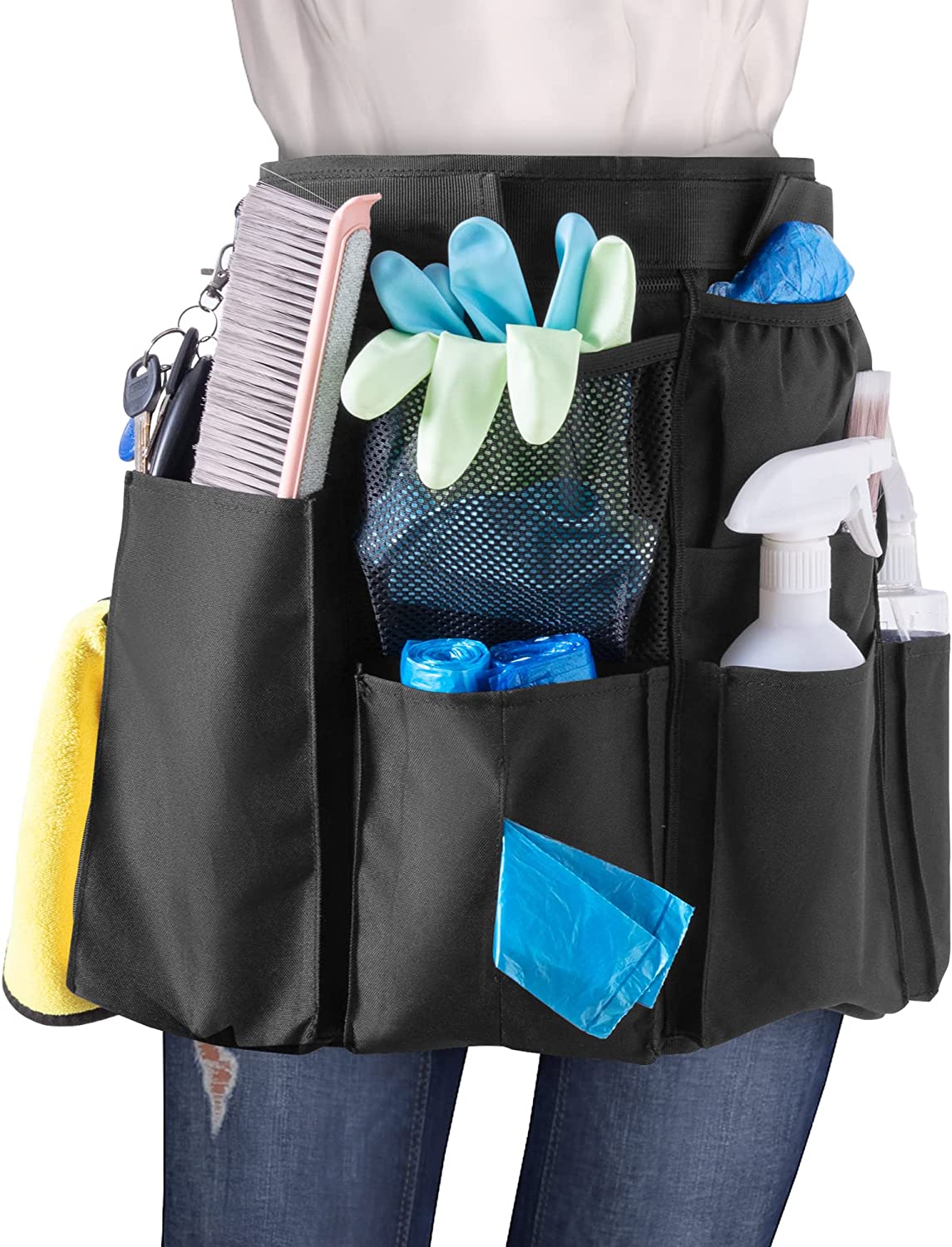 Best Cleaning Aprons, Tool Belts And Cleaning Supply Caddies To