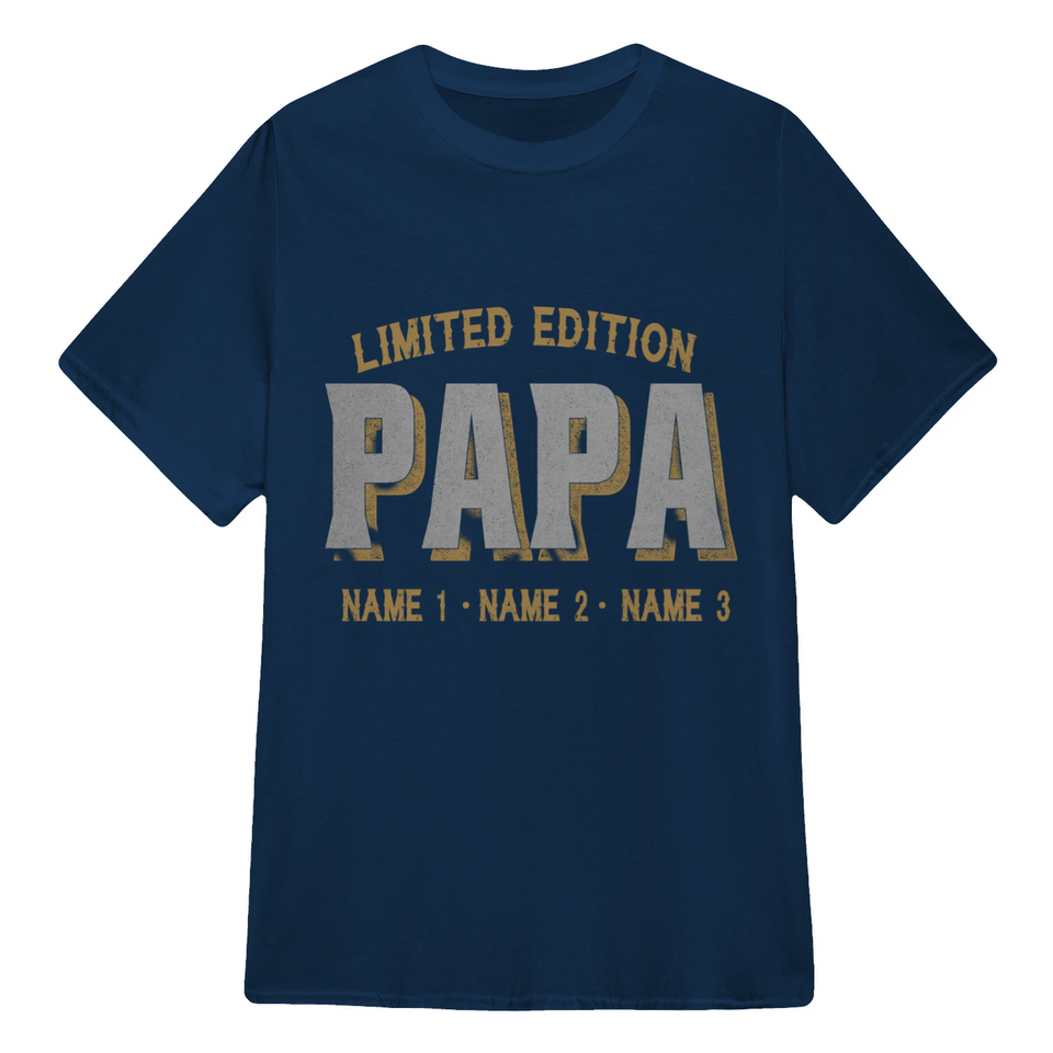 Personalized Dad Papa Since Father's Day Shirt