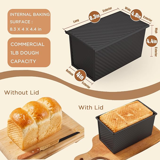 Pullman Loaf Pan with Lid