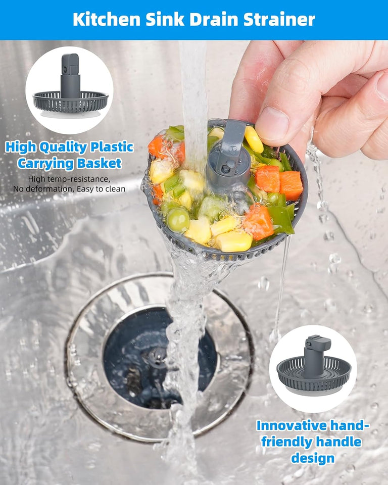 Sink Drain Strainer and Stopper Combo