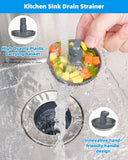 Sink Drain Strainer and Stopper Combo