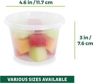 Food Storage Containers 16 oz Plastic Deli Containers