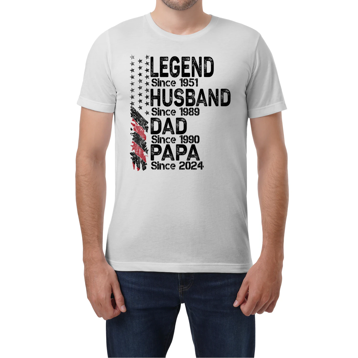 Personalized Legend Husband Dad Papa Since Father's Day Shirt