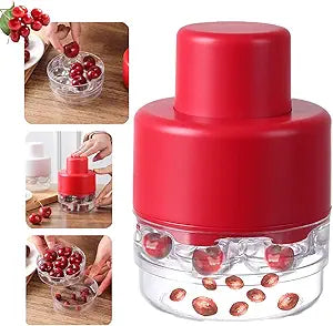 Cherry Pitter Tool for Multiple Cherries Seed Remover Quick