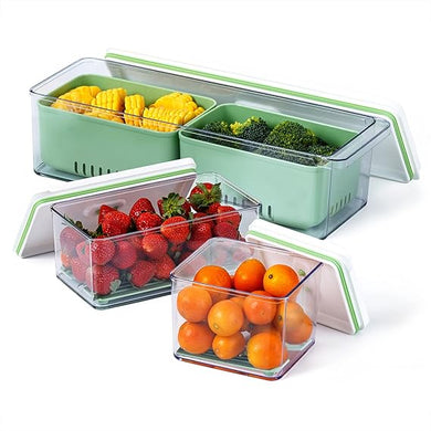 Organizer Bins/Storage Containers Stackable Produce Saver