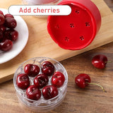 Cherry Pitter Tool for Multiple Cherries Seed Remover Quick