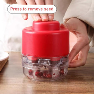 Cherry Pitter Tool for Multiple Cherries Seed Remover Quick