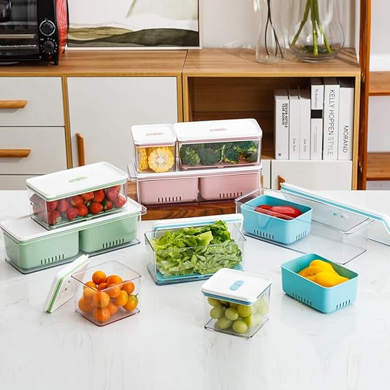 Organizer Bins/Storage Containers Stackable Produce Saver