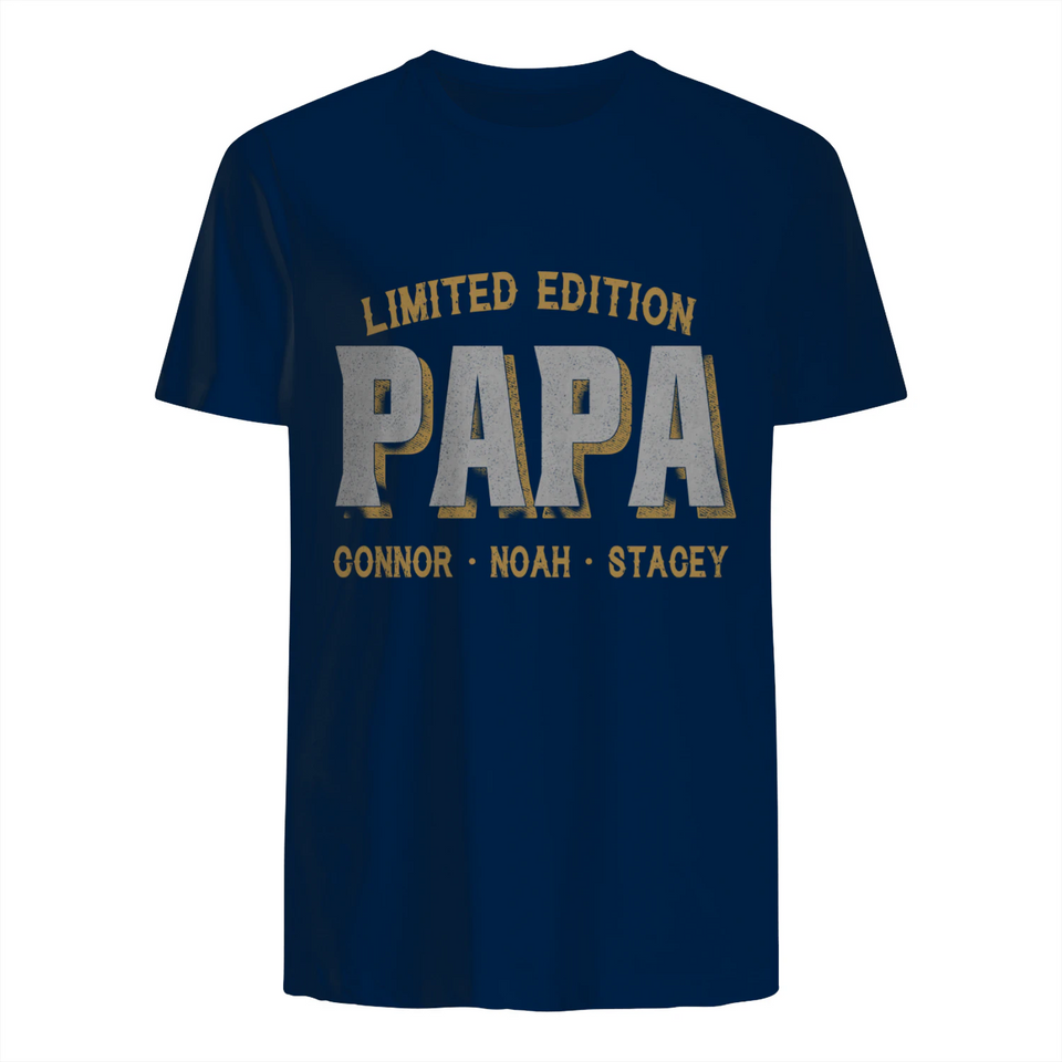 Personalized Dad Papa Since Father's Day Shirt