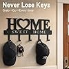 Entryway Wall Key Holder with 5 Hooks Sweet Home Design