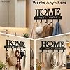Entryway Wall Key Holder with 5 Hooks Sweet Home Design