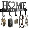 Entryway Wall Key Holder with 5 Hooks Sweet Home Design