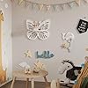 Butterfly Shaped Nursery Floating Wall Shelf for Kids Room