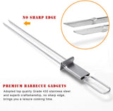 6 Packs Barbecue Skewers 13" BBQ Camping Picnic