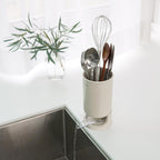 Self Draining Kitchen Utensil Drying Holder for Countertop