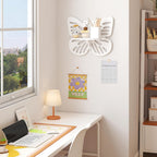 Butterfly Shaped Nursery Floating Wall Shelf for Kids Room