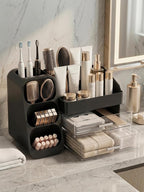 Large Capacity Makeup Organizer with Clear Acrylic Drawers