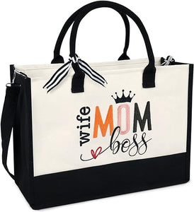 Canvas Tote Bag Gift For Women Mom Wife