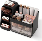 Large Capacity Makeup Organizer with Clear Acrylic Drawers