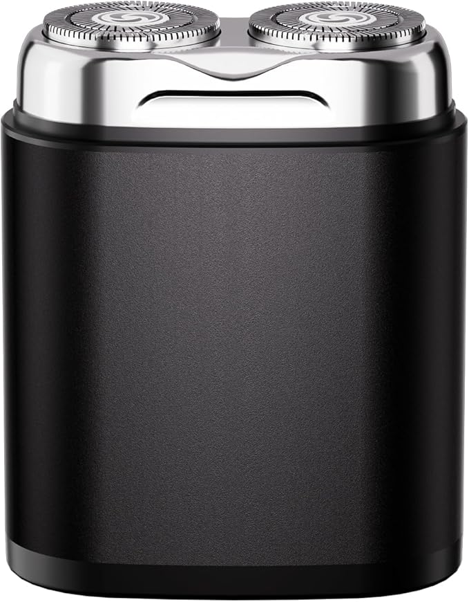 Mini Dual-Head Electric Shaver, Portable Electric Razor for Men,  Rechargeable Waterproof Shaver for Home, Car, Travel