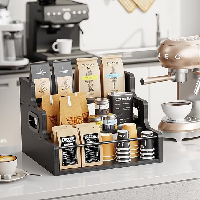 3-Tier Countertop Display Shelf for Syrup and Collectibles