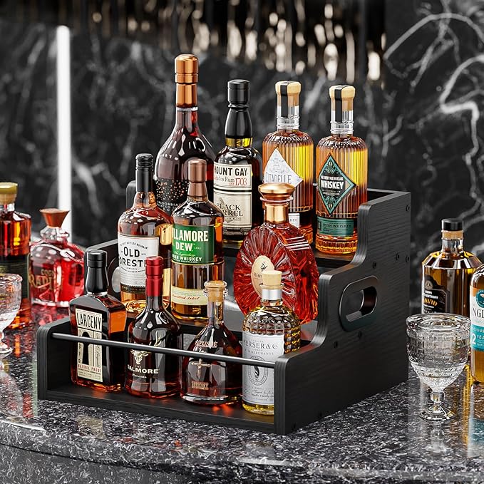 3-Tier Countertop Display Shelf for Syrup and Collectibles