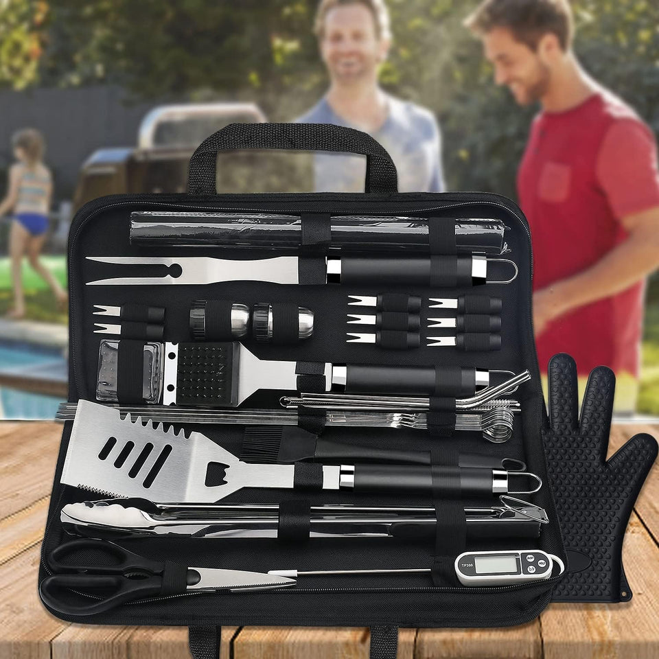 31PC BBQ Grill Accessories Set Grilling tools Outdoor grill Camping