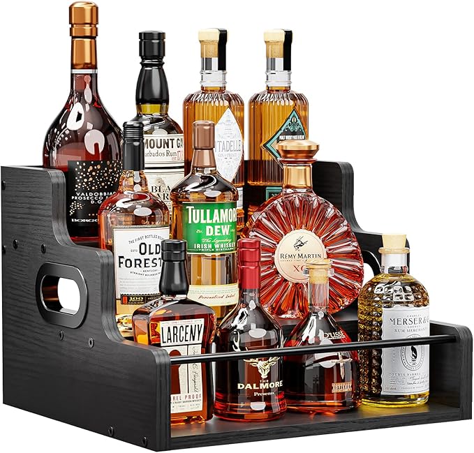 3-Tier Countertop Display Shelf for Syrup and Collectibles