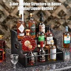 3-Tier Countertop Display Shelf for Syrup and Collectibles
