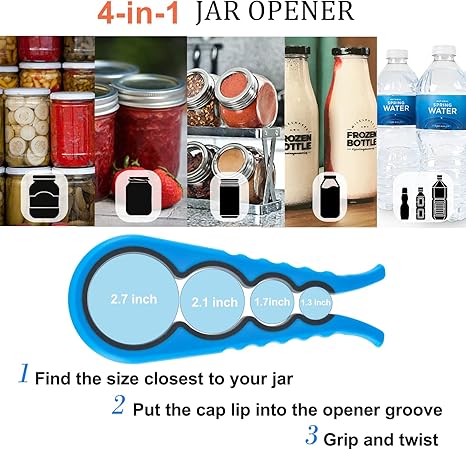 Opener Jar Lid Remover Rubber Can