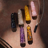 Healing Crystal Wand Set of 6 Orgonite