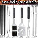 31PC BBQ Grill Accessories Set Grilling tools Outdoor grill Camping