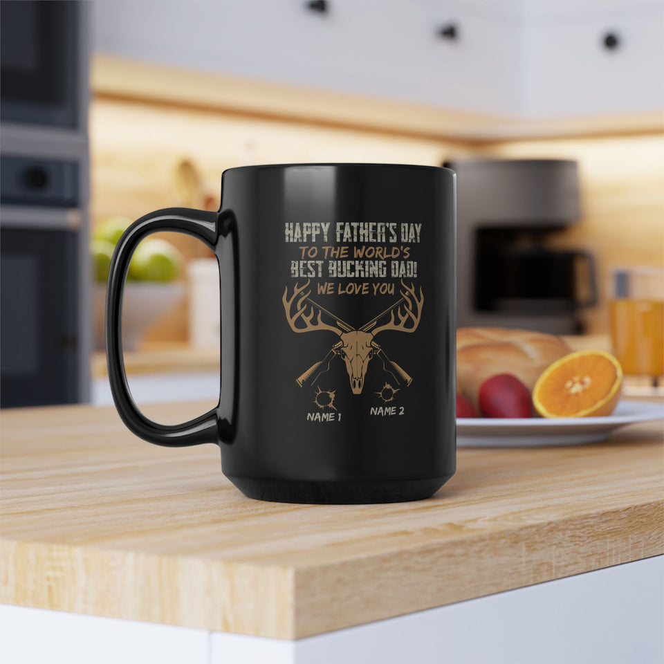 To The World's Best Bucking DAD Personalized Mug