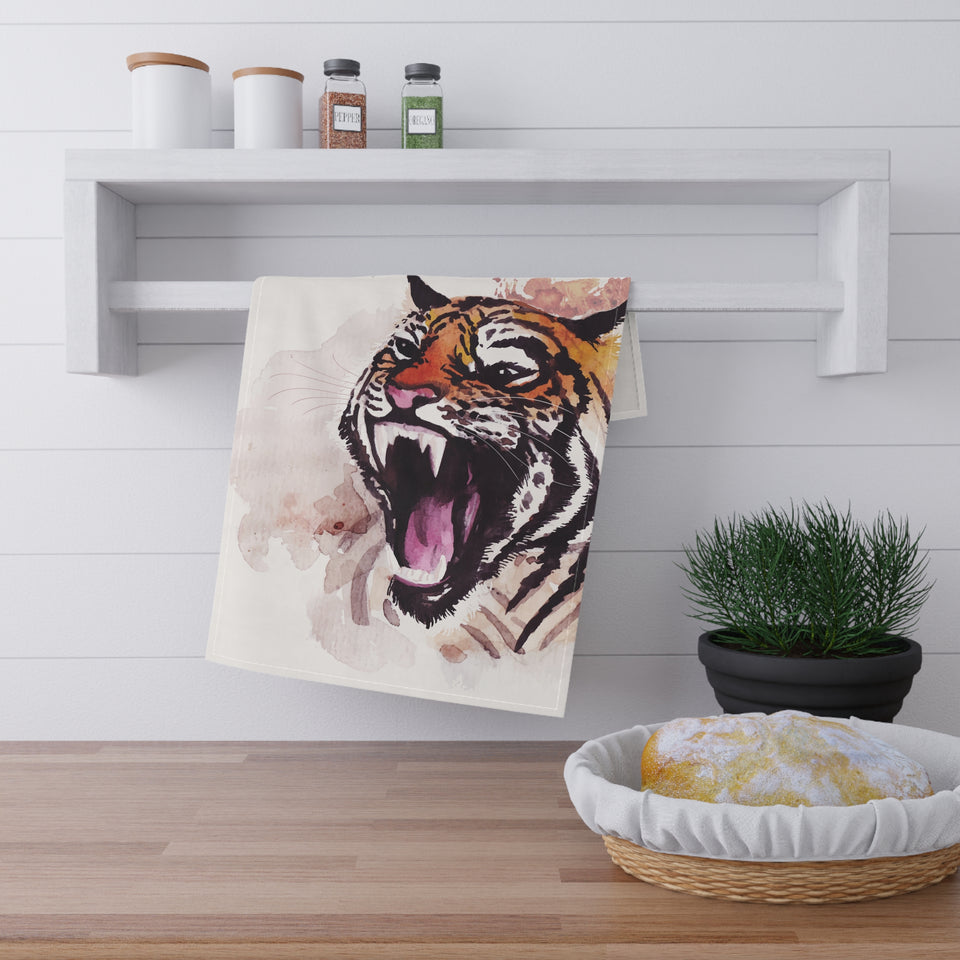 Personalized Funny Kitchen Towel The Tiger Kitchen Decor