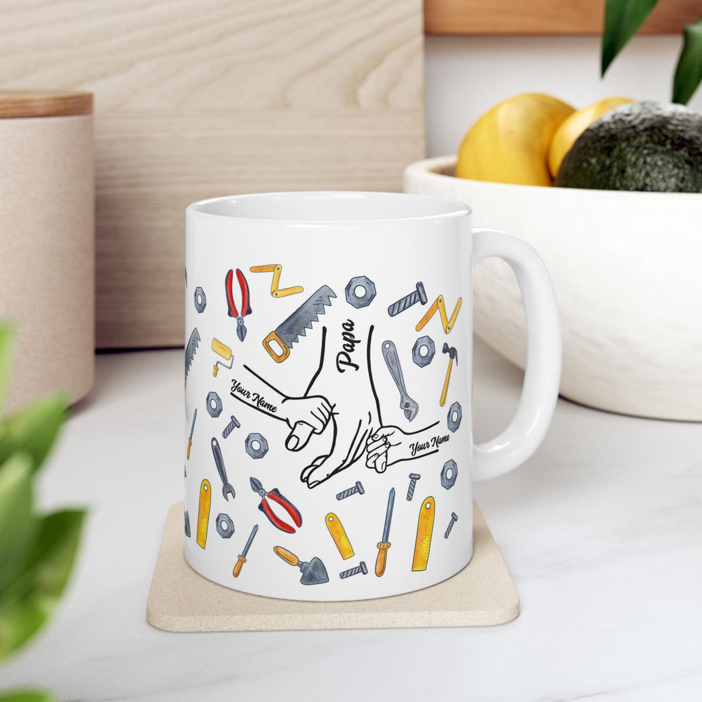 Papa Mug Gift For Dad Personalized Mug