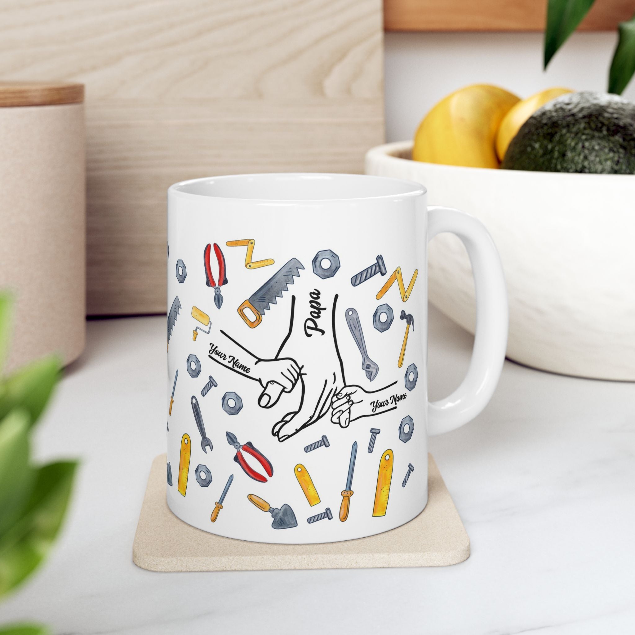 Papa Mug Gift For Dad Personalized Mug