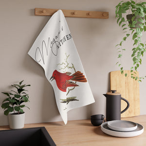 Personalized Funny Kitchen Towel Megan Kitchen Bird Kitchen Decor