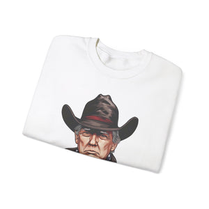 Trump Cowboy Sweatshirt - Western Donald Trump MAGA Sweatshirt, Election 2024