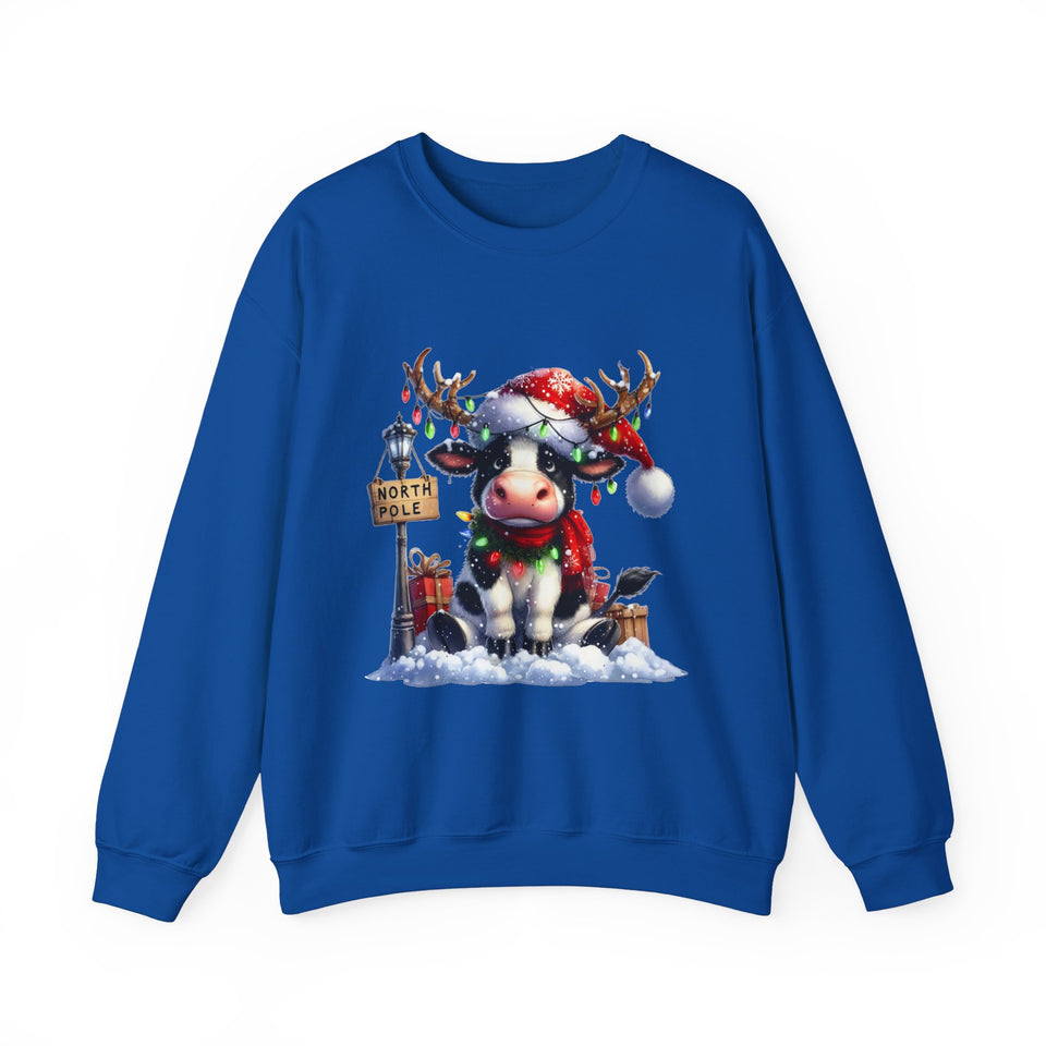 North Pole Unisex Sweatshirt Personalized Custom Sweatshirt -Christmas Gift For Family Members