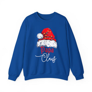 Unisex Sweatshirt Papa Claus Family Personalized Custom Sweatshirt -Christmas Gift For Family Members