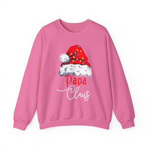 Unisex Sweatshirt Papa Claus Family Personalized Custom Sweatshirt -Christmas Gift For Family Members