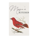 Personalized Funny Kitchen Towel Megan Kitchen Bird Kitchen Decor