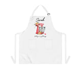 Baking is My Therapy Personalized Apron Utensils Custom Gift Personalized for Mom/Grandma